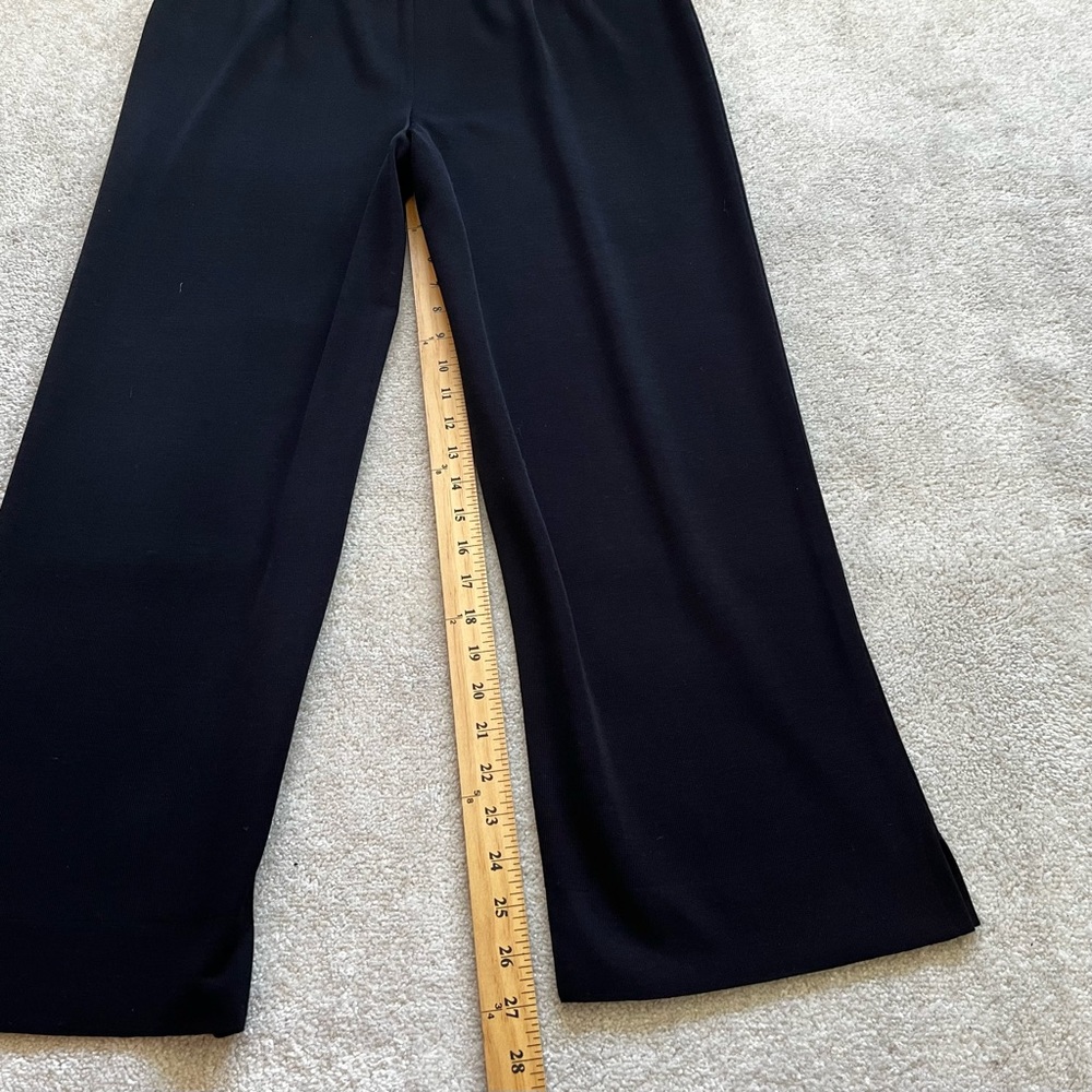 EXCLUSIVELY MISOOK BLACK PULL ON DRESS PANTS SIZE XL MINIMALIST MODERN - Picture 7 of 8